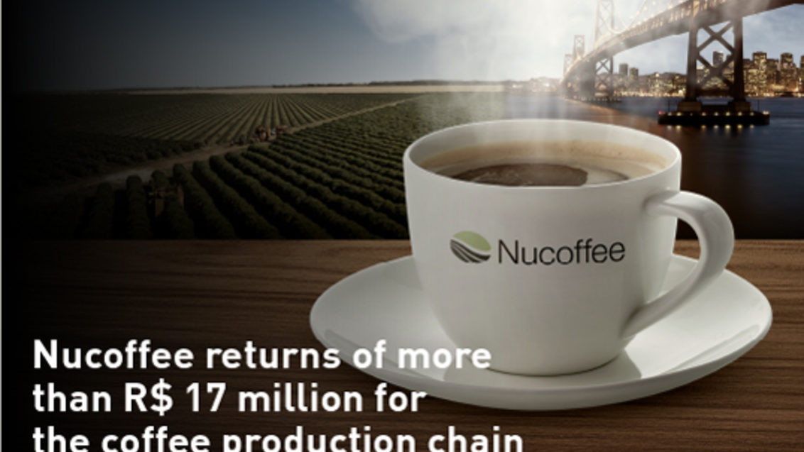 Nucoffee returns of more than 17 million for the coffee production chain